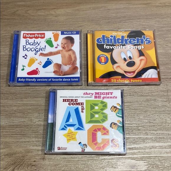 Children’s Music CD Lot Fisher-Price Baby Boogie, Disney Favorites, ABCs - Picture 1 of 11